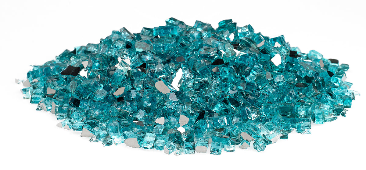 1/4" Reflective Azuria Fire Glass