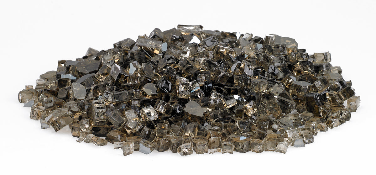 1/4" Reflective Bronze Fire Glass