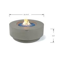 Elementi Plus Colosseo Fire Table - 41"