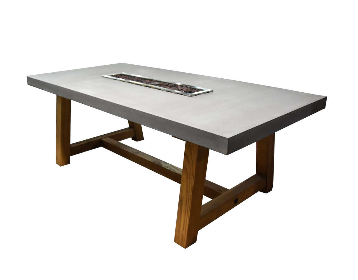 Elementi Sonoma Dining Fire Table - 83"