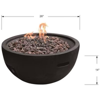 Modeno Jefferson Fire Bowl - 27"