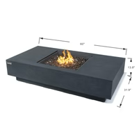 Elementi Plus Cannes Fire Table - 60"