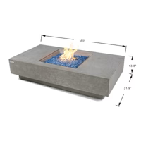 Elementi Plus Montecarlo Fire Table - 60"